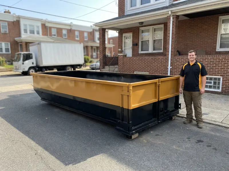 Residential Cleanout Dumpster Rental in Philadelphia, PA